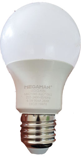 MEGAMAN LED-Bulb 9,5W/828 MM21045